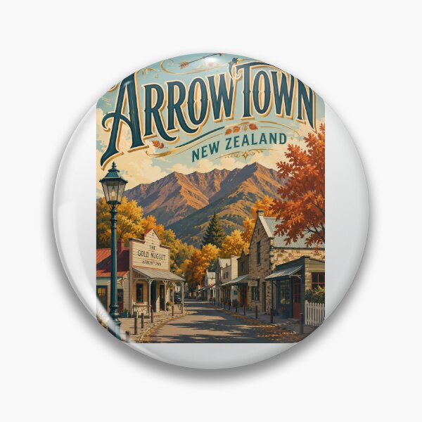 Item preview, Historic Arrowtown Otago Beneath the Remarkables New Zealand designed and sold by Aryabek.