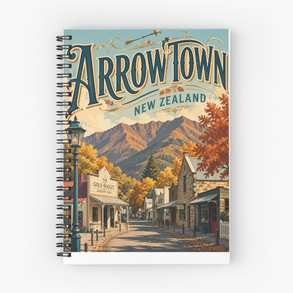 Item preview, Historic Arrowtown Otago Beneath the Remarkables New Zealand designed and sold by Aryabek.