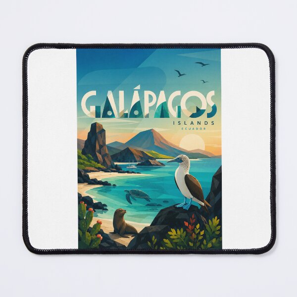 Item preview, Galapagos Islands Ecuador Blue Footed Booby and Marine Wildlife designed and sold by Aryabek.