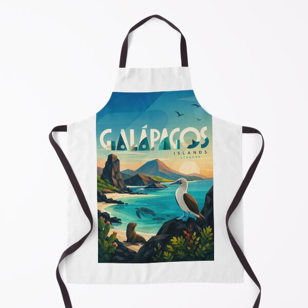 Item preview, Galapagos Islands Ecuador Blue Footed Booby and Marine Wildlife designed and sold by Aryabek.
