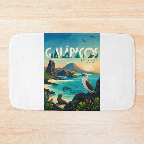 Item preview, Galapagos Islands Ecuador Blue Footed Booby and Marine Wildlife designed and sold by Aryabek.