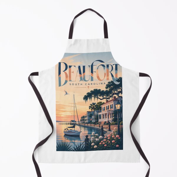 Item preview, Beaufort South Carolina Historic Waterfront and Lowcountry Coastal Sunset designed and sold by Aryabek.