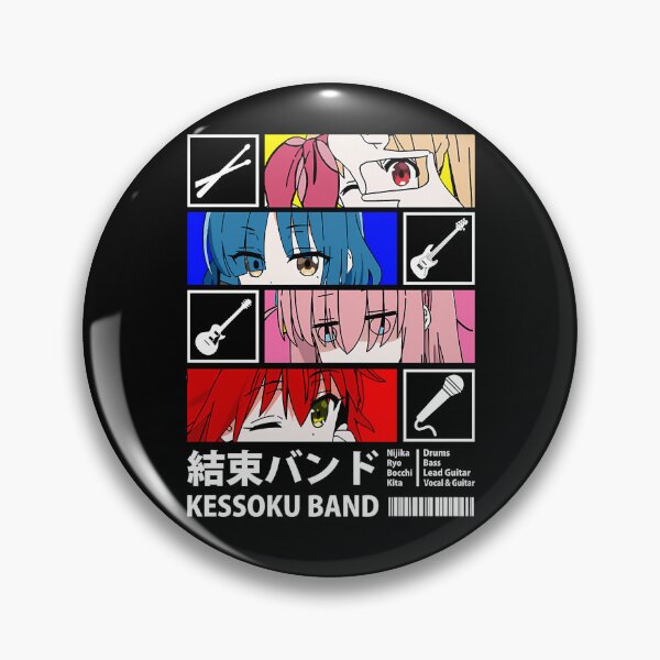 Item preview, Kessoku Band Bocchi the Rock Anime designed and sold by funnyrandom.