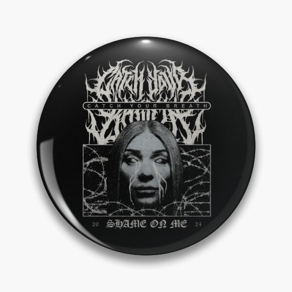 Item preview, Catch Your Breath Shame On Me Crying Face Barbed Wire designed and sold by funnyrandom.