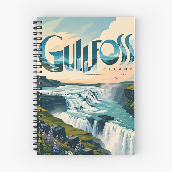 Item preview, Gullfoss Waterfall and Golden Circle Landscape Iceland designed and sold by Aryabek.