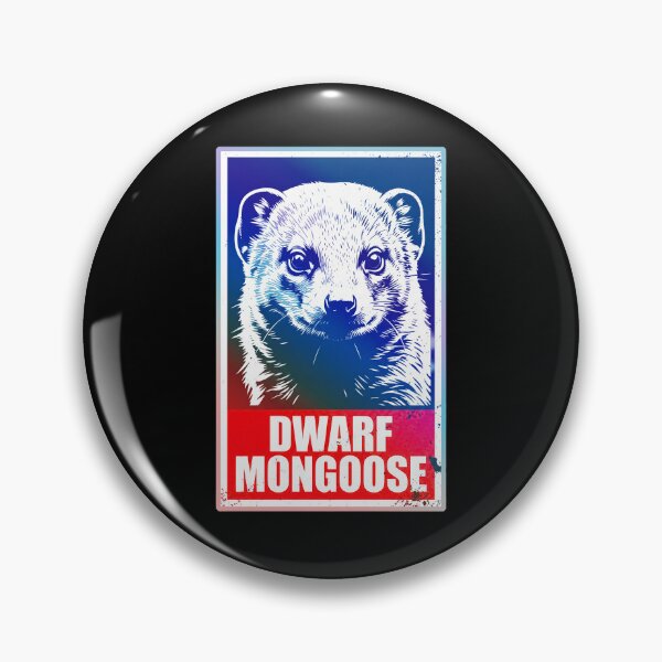 Item preview, Dwarf Mongoose Vintage Wildlife Poster | Retro Animal Illustration [typeC] designed and sold by LOVEARTDESIGN.