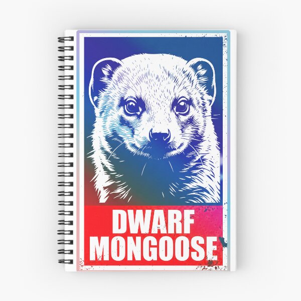 Item preview, Dwarf Mongoose Vintage Wildlife Poster | Retro Animal Illustration [typeC] designed and sold by LOVEARTDESIGN.