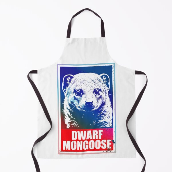 Item preview, Dwarf Mongoose Vintage Wildlife Poster | Retro Animal Illustration [typeC] designed and sold by LOVEARTDESIGN.