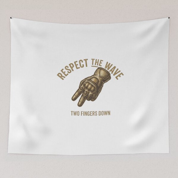 Item preview, Respect The Wave 2 Fingers Down designed and sold by TiffanyTTees.