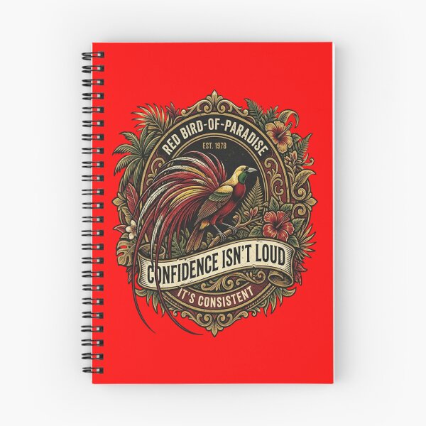 Item preview, Red Bird of Paradise Confidence Isn't Loud It's Consistent designed and sold by Max Store.