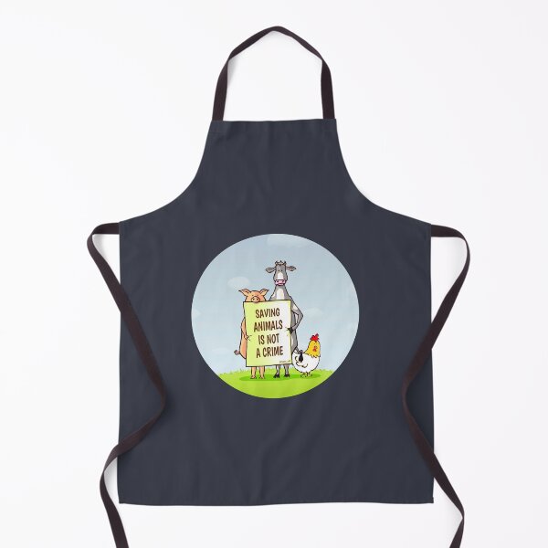 Item preview, Pig, Cow and Chicken - Saving Animals is not a Crime designed and sold by Frank J. Art.