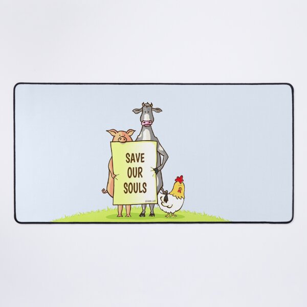 Item preview, Pig, cow and chicken - Save Our Souls designed and sold by Frank J. Art.