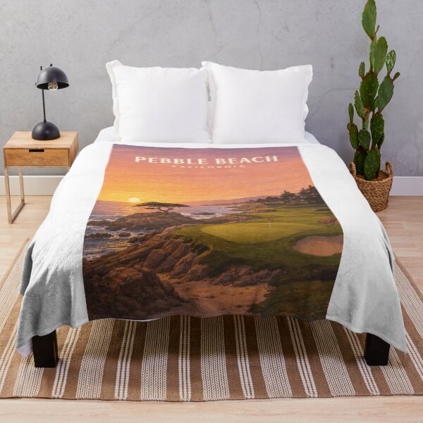 Item preview, Pebble Beach Monterey Peninsula California Coastal Golf Landscape designed and sold by Aryabek.