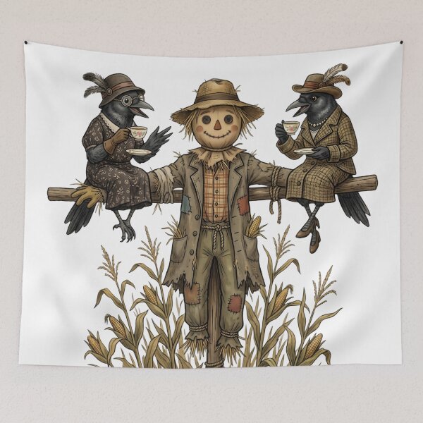Item preview, Old Crows Tea Time designed and sold by Sassy Geezer.