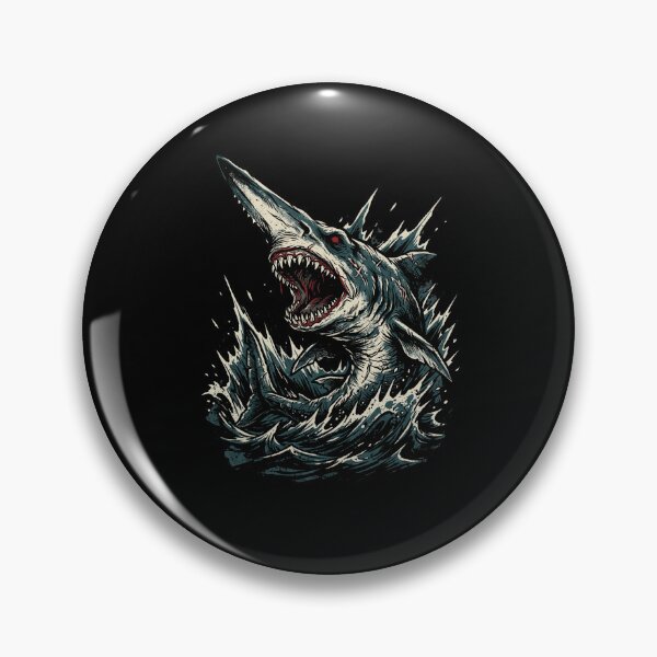 Item preview, Menacing Shark Jaws Ocean Predator Graphic designed and sold by snowry.