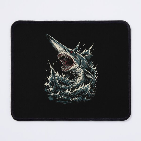 Item preview, Menacing Shark Jaws Ocean Predator Graphic designed and sold by snowry.