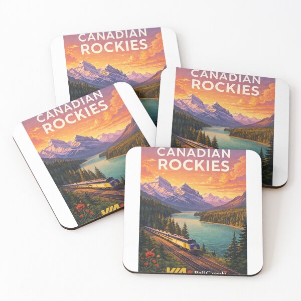 Item preview, Canadian Rockies VIA Rail Mountain Lake Journey designed and sold by Aryabek.