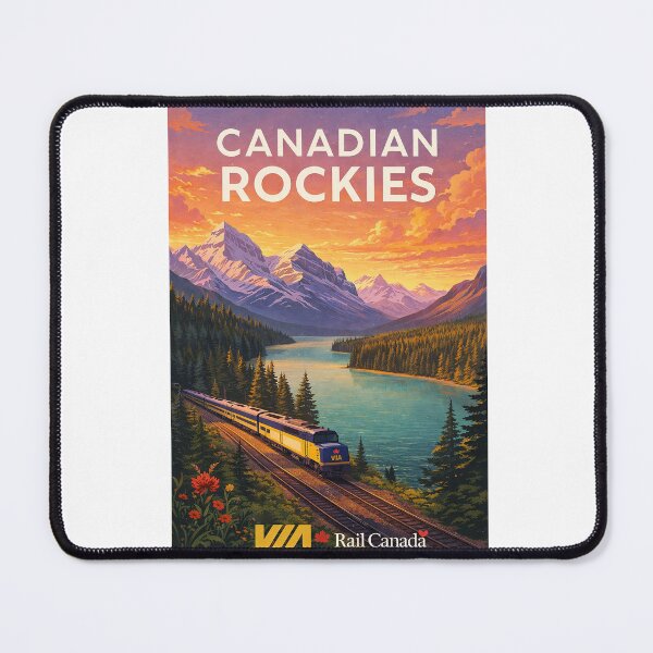 Item preview, Canadian Rockies VIA Rail Mountain Lake Journey designed and sold by Aryabek.