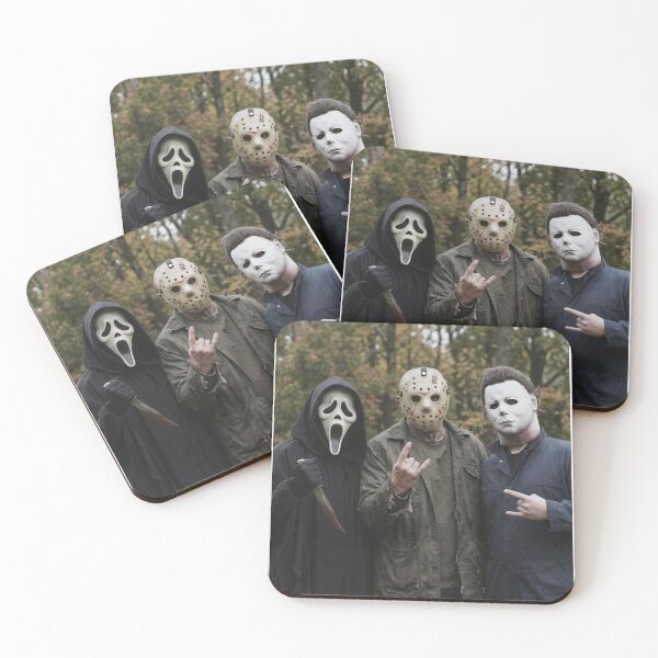 Item preview, Halloween Tshirts Michael Myers Jason Voorhees Ghostface designed and sold by Dibarassi.