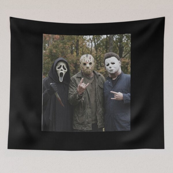 Item preview, Halloween Tshirts Michael Myers Jason Voorhees Ghostface designed and sold by Dibarassi.