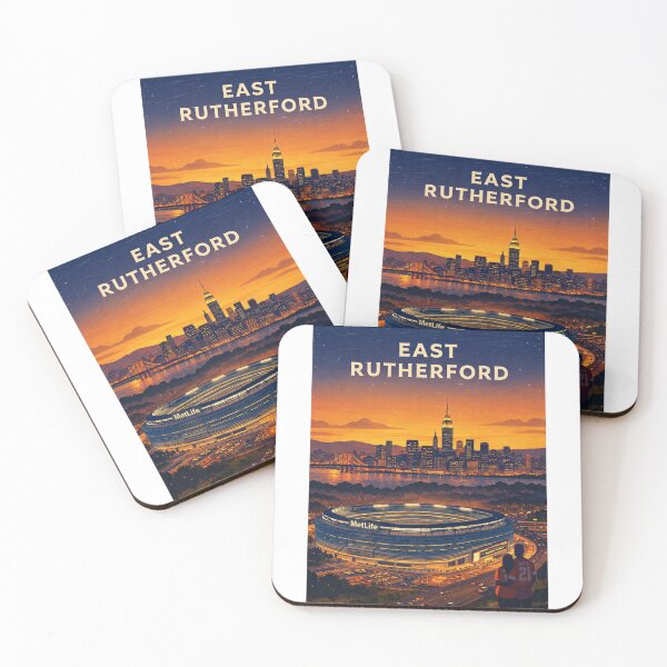 Item preview, East Rutherford MetLife Stadium New Jersey Skyline at Sunset designed and sold by Aryabek.