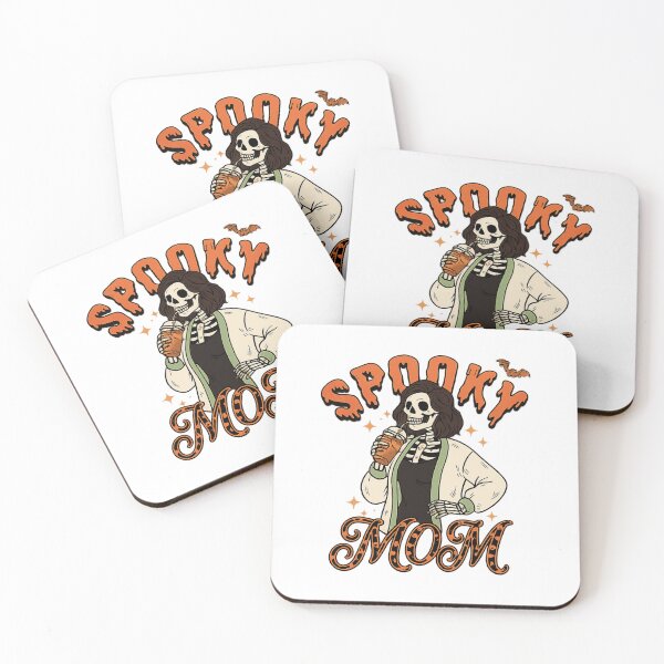 Item preview, Spooky Mom Skeleton Iced Coffee  designed and sold by LuloCreative.