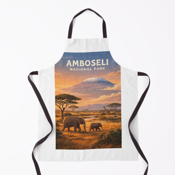 Item preview, Amboseli National Park Mount Kilimanjaro Kenya Wildlife Safari designed and sold by Aryabek.