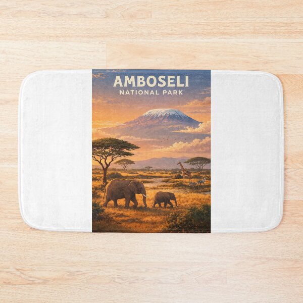 Item preview, Amboseli National Park Mount Kilimanjaro Kenya Wildlife Safari designed and sold by Aryabek.