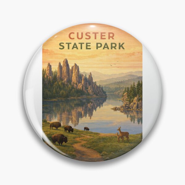 Item preview, Custer State Park Granite Spires, Sylvan Lake and Black Hills South Dakota designed and sold by Aryabek.