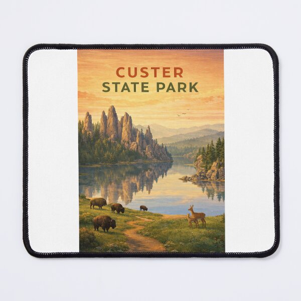 Item preview, Custer State Park Granite Spires, Sylvan Lake and Black Hills South Dakota designed and sold by Aryabek.