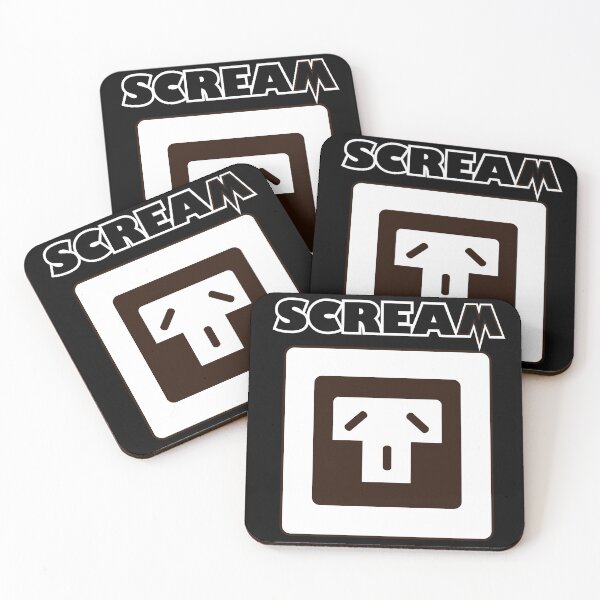 Item preview, SCREAM Inspired Minimal Horror Face | Funny Slasher Icon Design designed and sold by Avohai!.