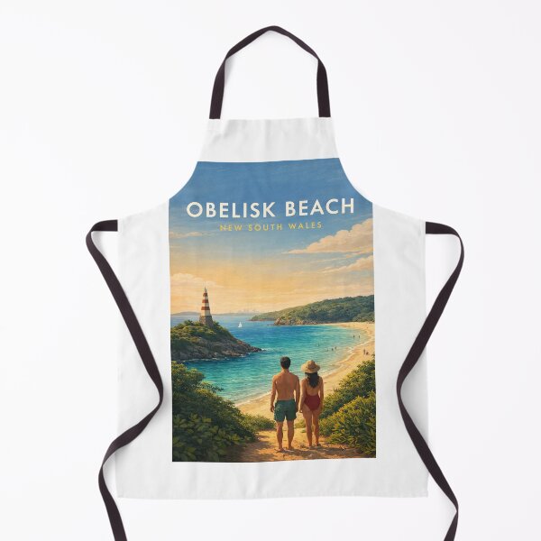 Item preview, Obelisk Beach Sydney Harbour Coastal Escape New South Wales Australia designed and sold by Aryabek.