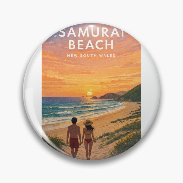 Item preview, Samurai Beach Port Stephens Sunset Coast New South Wales Australia designed and sold by Aryabek.