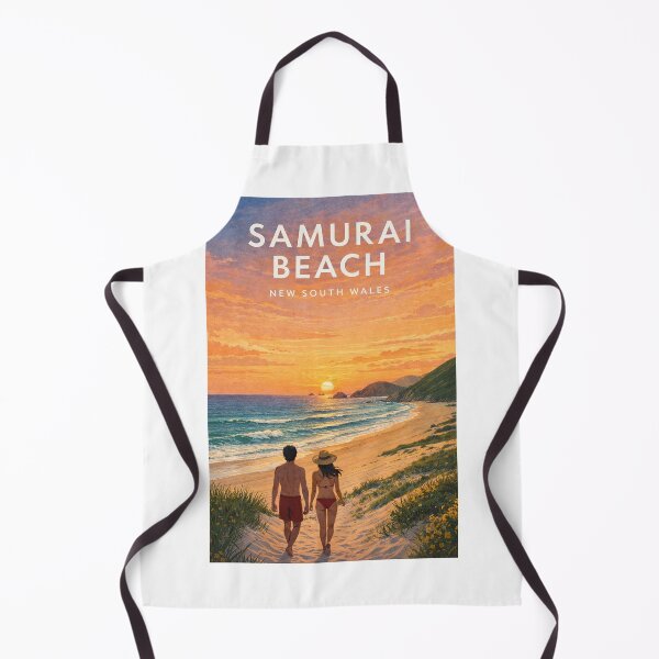 Item preview, Samurai Beach Port Stephens Sunset Coast New South Wales Australia designed and sold by Aryabek.