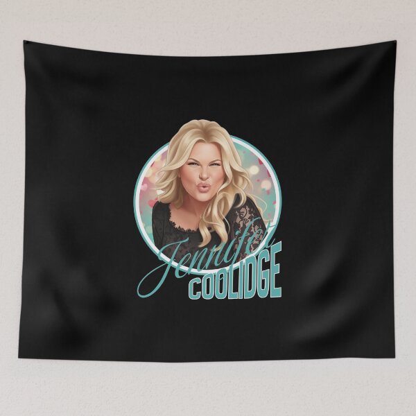 Item preview, Jennifer Coolidge Iconic Comedy Queen Glamour Portrait Graphic designed and sold by RahniNM.