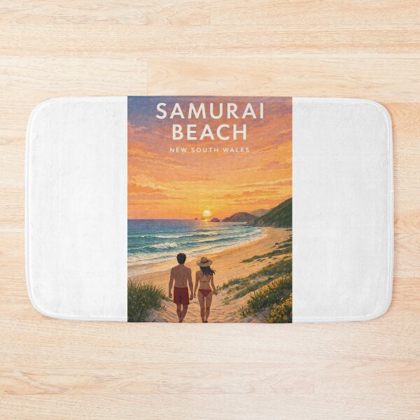 Item preview, Samurai Beach Port Stephens Sunset Coast New South Wales Australia designed and sold by Aryabek.