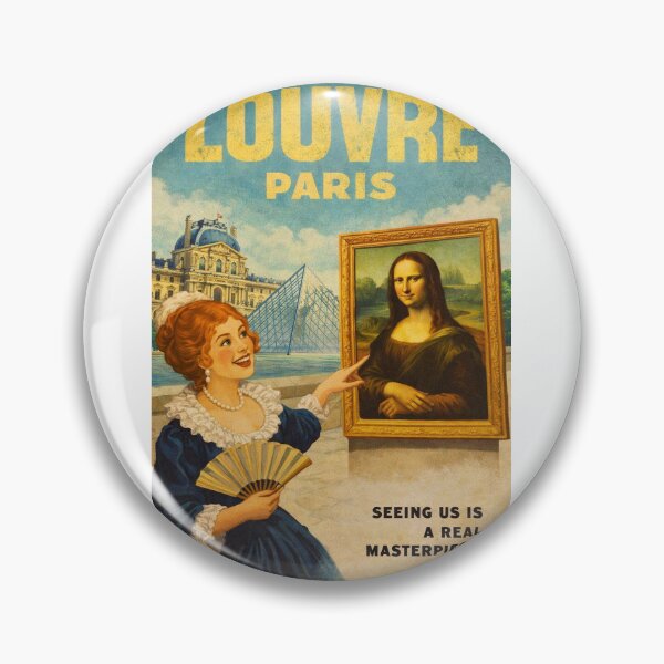 Item preview, Louvre Museum Mona Lisa Paris Landmark France designed and sold by Aryabek.