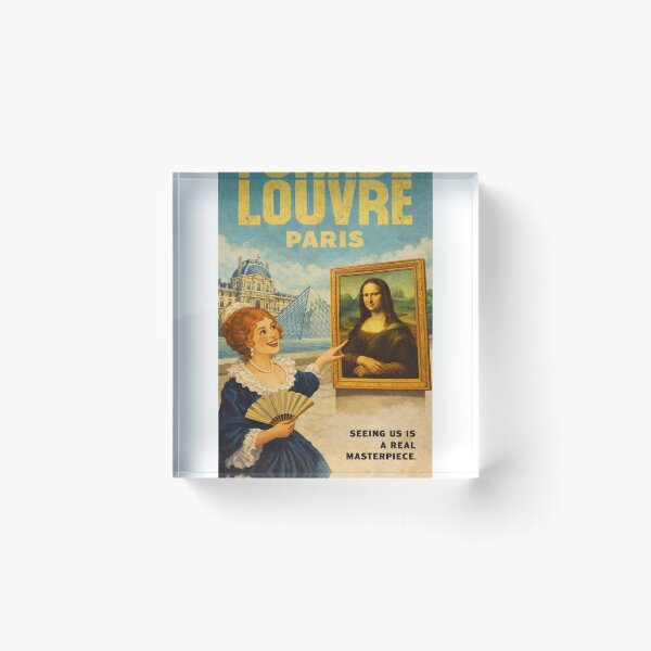 Item preview, Louvre Museum Mona Lisa Paris Landmark France designed and sold by Aryabek.