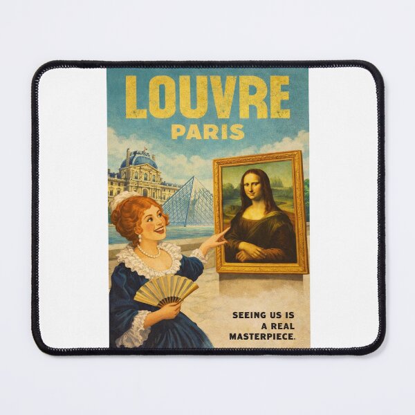 Item preview, Louvre Museum Mona Lisa Paris Landmark France designed and sold by Aryabek.