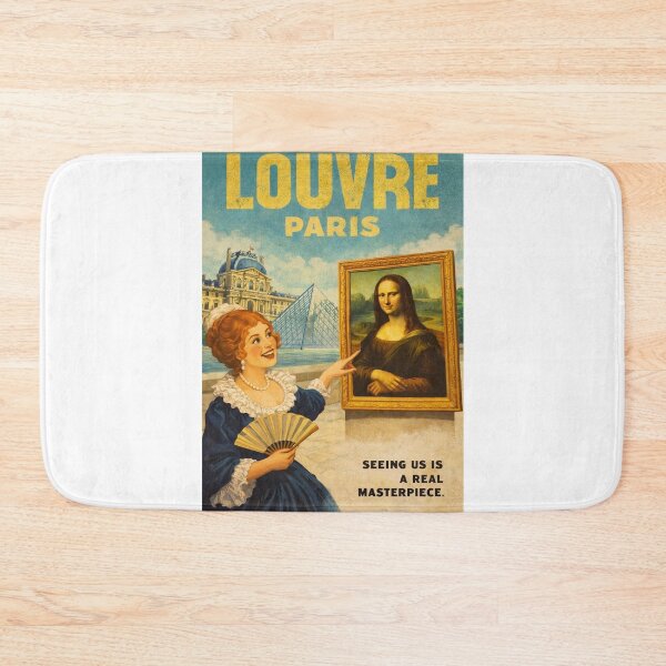 Item preview, Louvre Museum Mona Lisa Paris Landmark France designed and sold by Aryabek.