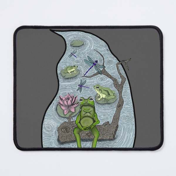 Item preview, Frog on a log designed and sold by SanchezSketches.
