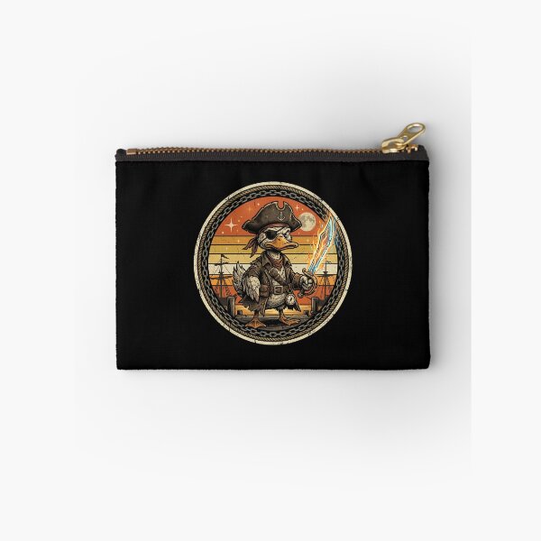 Item preview, Retro Space Pirate Duck Plasma Cutlass Vintage Badge designed and sold by DuckOddity.