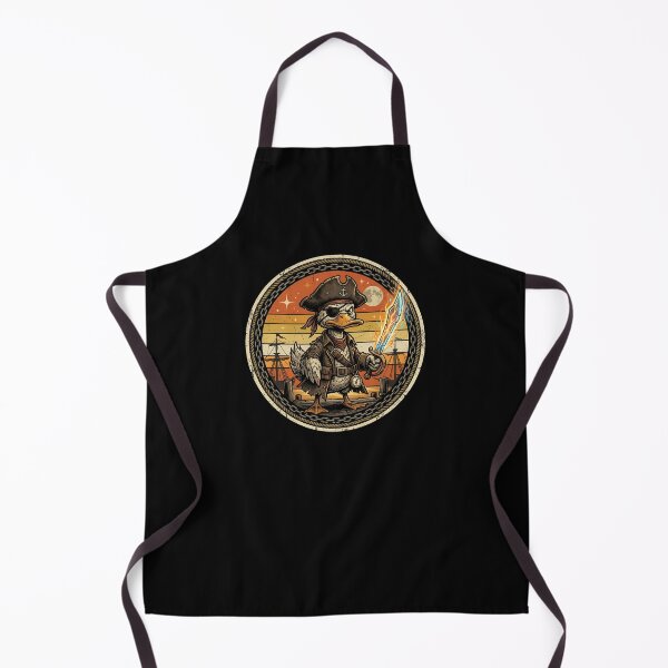 Item preview, Retro Space Pirate Duck Plasma Cutlass Vintage Badge designed and sold by DuckOddity.