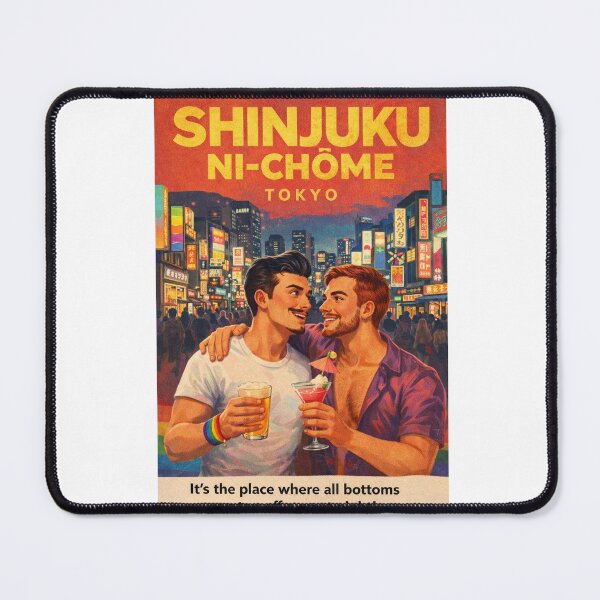 Item preview, Shinjuku Ni-Chome Tokyo Nightlife District Japan Gay Area designed and sold by Aryabek.