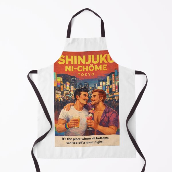 Item preview, Shinjuku Ni-Chome Tokyo Nightlife District Japan Gay Area designed and sold by Aryabek.