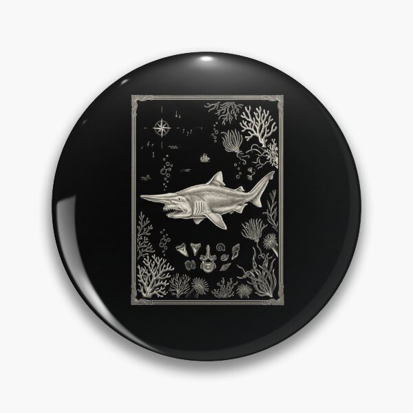 Item preview, Goblin Shark Deep Sea Marine Biology Vintage Art designed and sold by snowry.