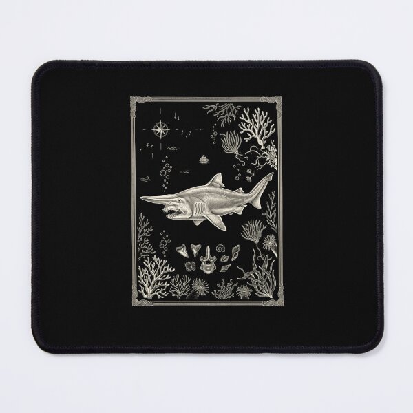 Item preview, Goblin Shark Deep Sea Marine Biology Vintage Art designed and sold by snowry.
