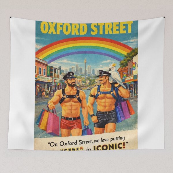 Item preview, Oxford Street Darlinghurst Sydney Gay Pride Precinct New South Wales designed and sold by StampMyPassport.
