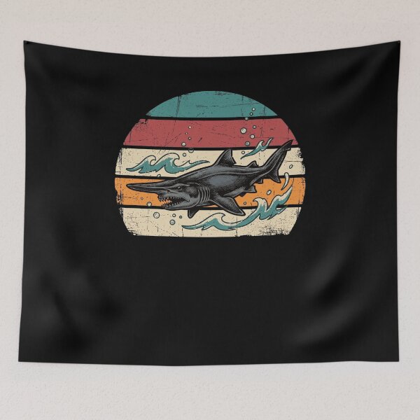 Item preview, Vintage Swordfish Ocean Waves Retro Design designed and sold by snowry.