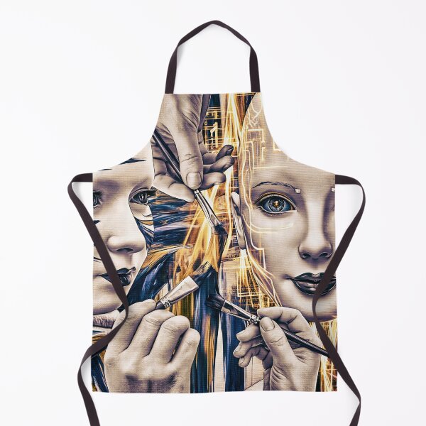 Item preview, Brush and Binary: Human Creativity Meets Artificial Intelligence designed and sold by Wandering Mind.